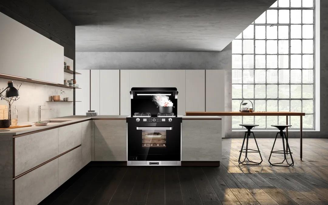 廚房裝聲控?zé)?，不如裝佳歌蒸烤消一體集成灶！