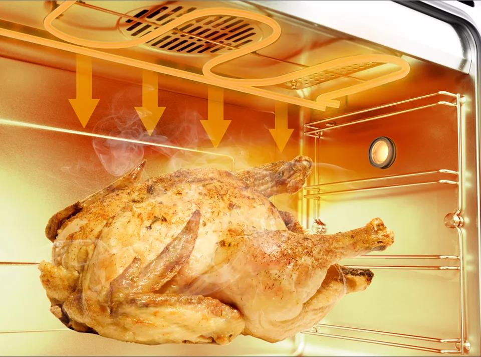 佳歌蒸烤一體集成灶的烤箱有多專業(yè)？