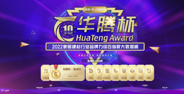 再攬大獎，載譽(yù)前行！佳歌榮獲“華騰杯”集成灶消費(fèi)者喜愛十大品牌