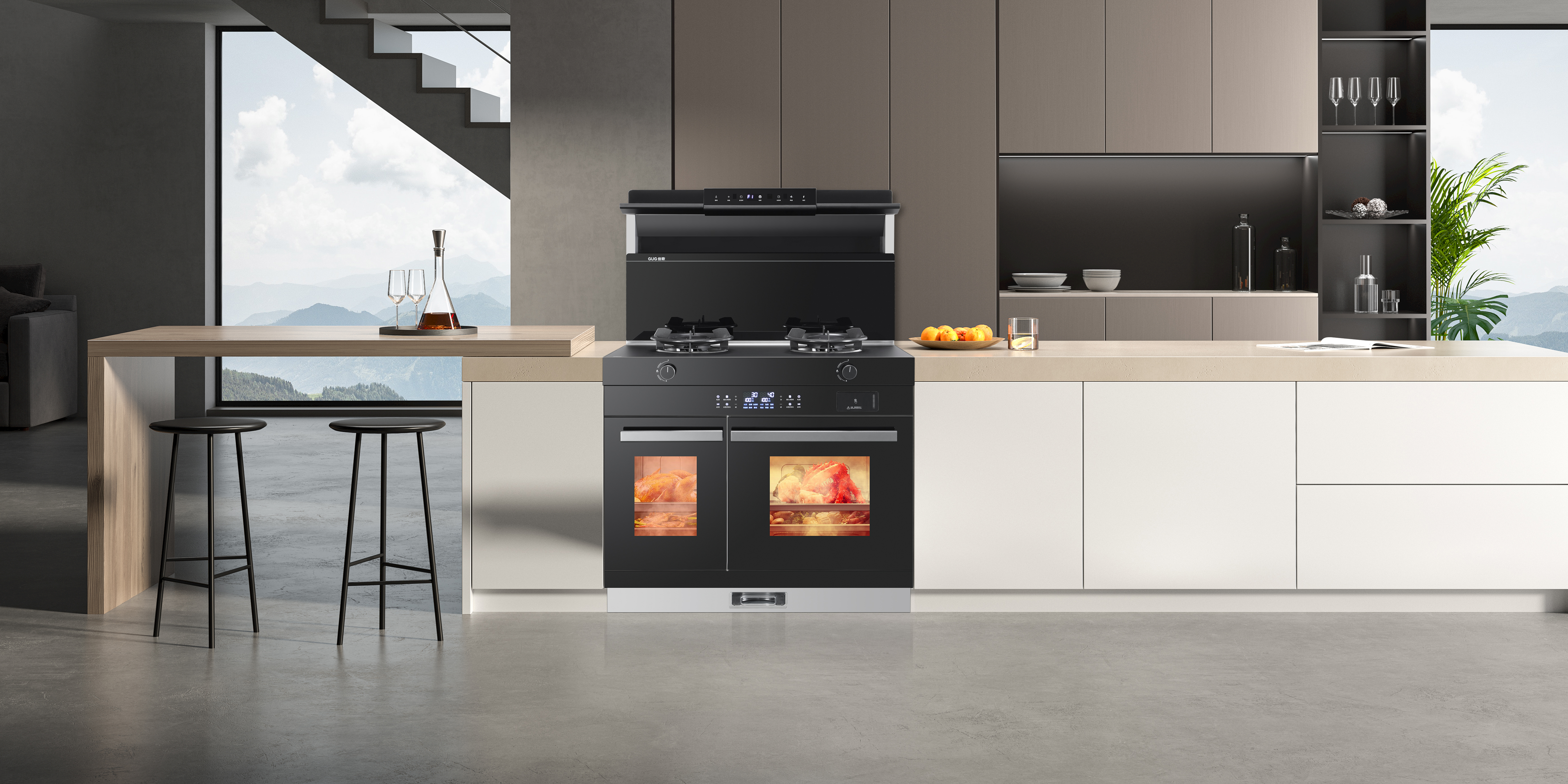 佳歌A3DZK雙蒸一烤集成灶，解鎖烹飪魔法！